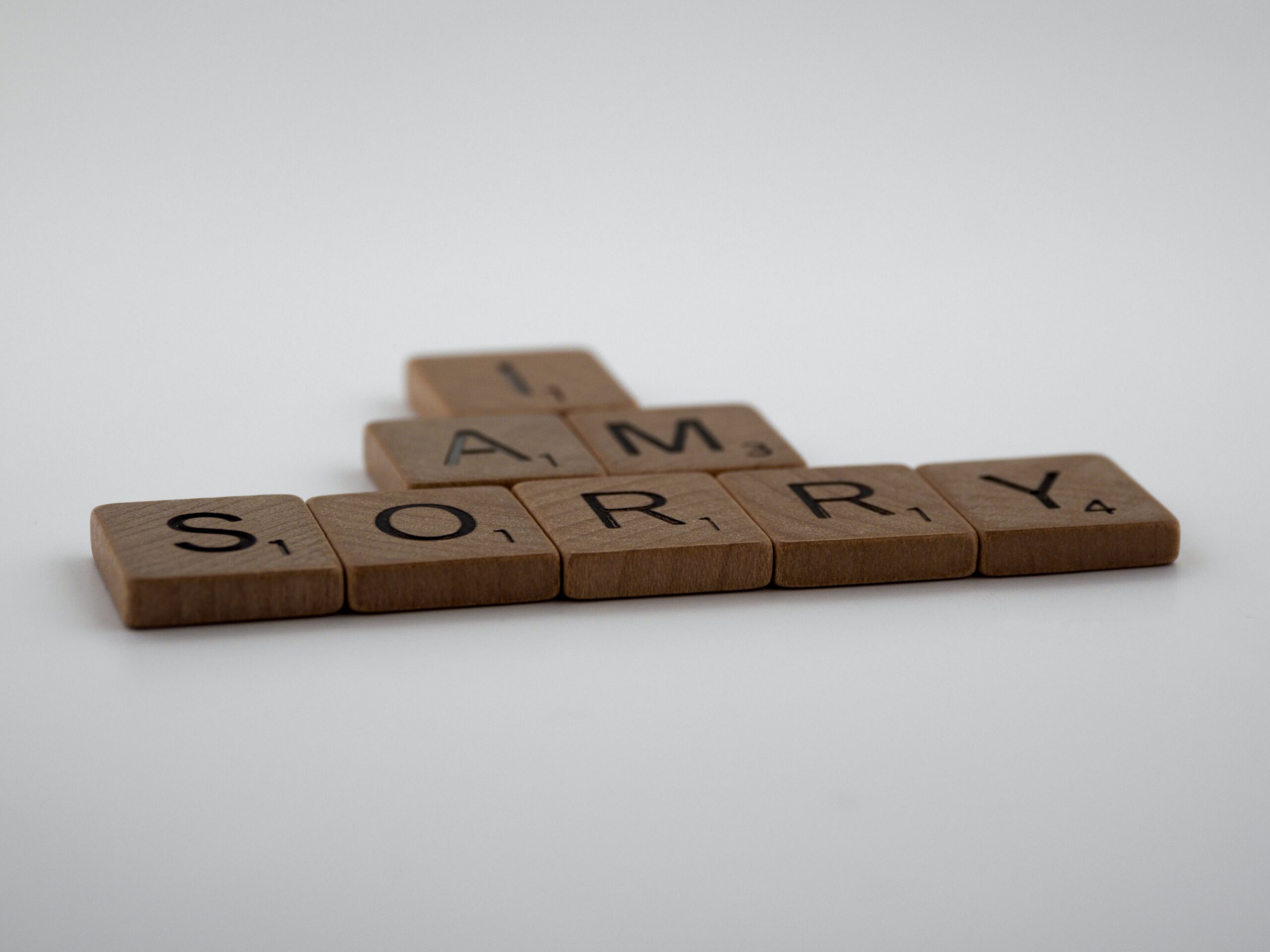 A sincere apology